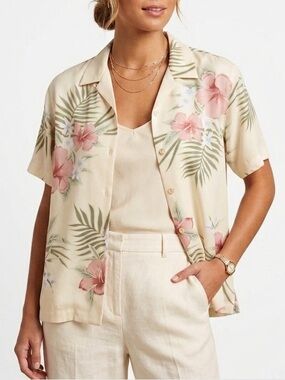 Tommy Bahama 100% Silk Shirt Hawaiian